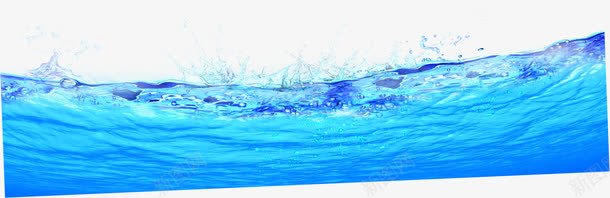 蓝色水流液体海洋美景png免抠素材_新图网 https://ixintu.com 水流 海洋 液体 美景 蓝色