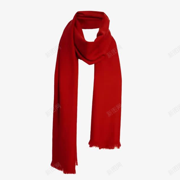 红色围巾png免抠素材_新图网 https://ixintu.com 产品实物 保暖 围巾 红色