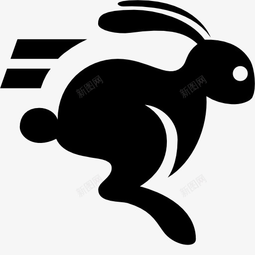 运行兔子Windows8icons图标png_新图网 https://ixintu.com rabbit running 兔子 运行