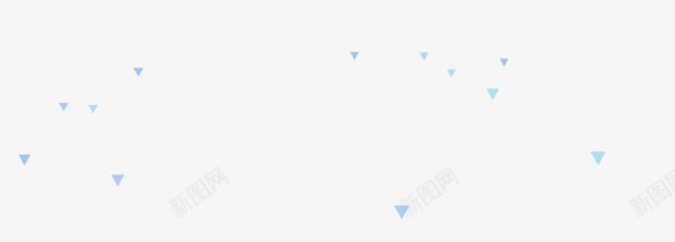 三角形蓝色点缀图标png_新图网 https://ixintu.com 三角形 点缀 蓝色