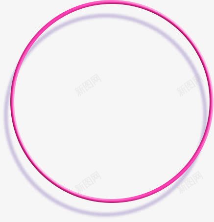 粉色圆形立体圆圈图标png_新图网 https://ixintu.com 图标 圆圈 圆形 立体 立体小圆圈 粉色