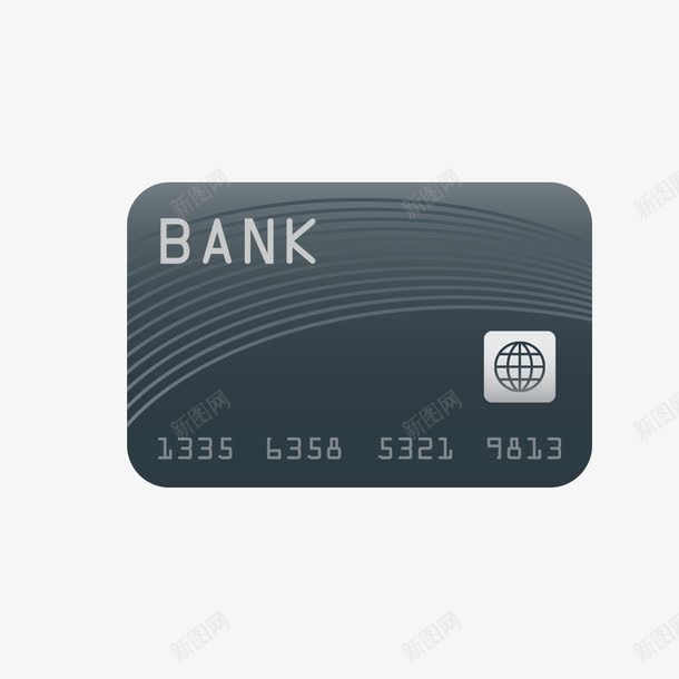 黑色银行卡png免抠素材_新图网 https://ixintu.com 信用卡 储蓄卡素材 卡片 黑色银行卡