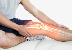 运动膝盖半月板撕裂素材