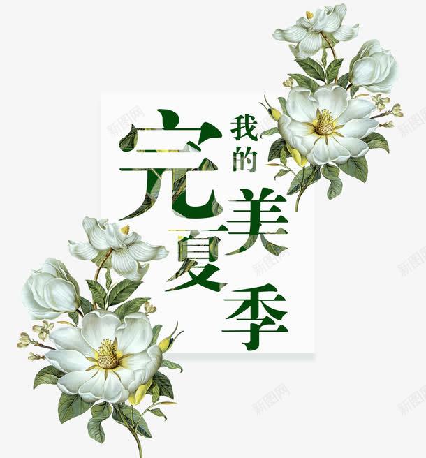 我的完美夏季png免抠素材_新图网 https://ixintu.com 促销 夏天 完美 木棉花 木棉花树 艺术字