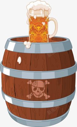 酿酒的桶酿酒的木桶高清图片