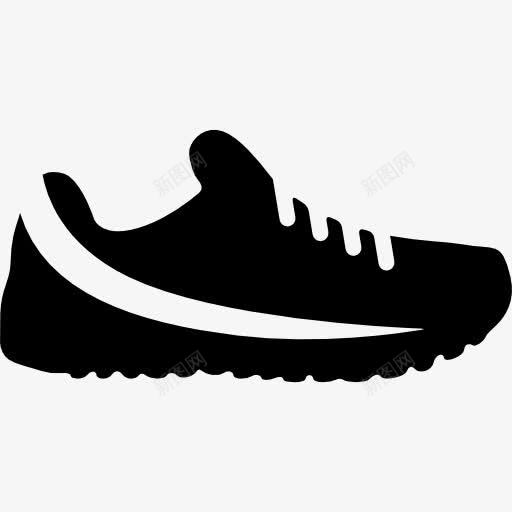 男士运动鞋手绘图图标png_新图网 https://ixintu.com 休闲鞋 剪影 手绘图 男士运动鞋 跑步 鞋子