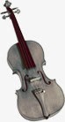 欧美剪影手绘英伦风小提琴素材