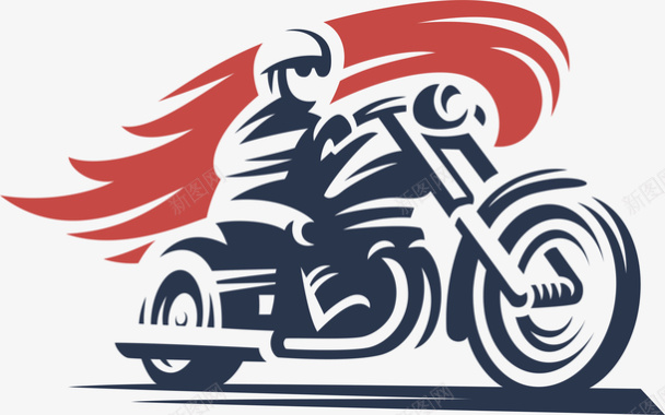 摩托车logo矢量图图标图标