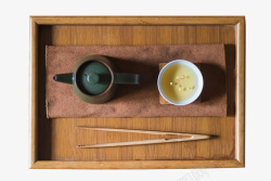 中式养生泡茶喝茶素材