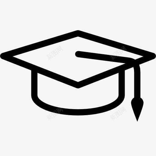 studenticon图标png_新图网 https://ixintu.com 博士帽 学位 学士帽