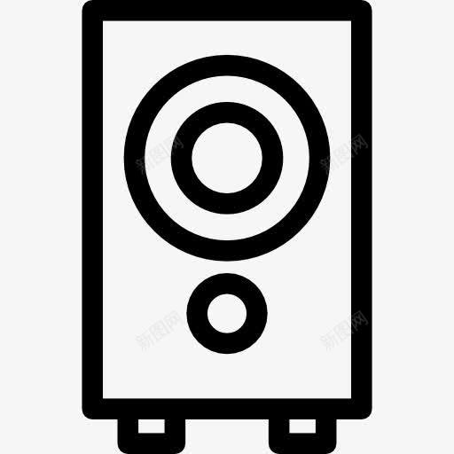 低音炮音箱图标png_新图网 https://ixintu.com 低音 低音炮 多媒体扬声器 家庭影院 扬声器