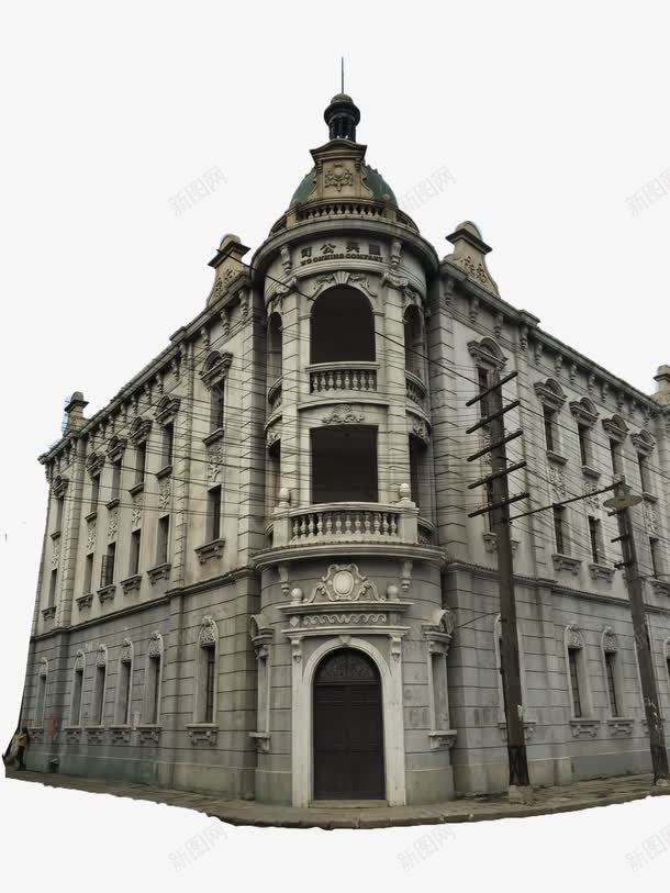 旧上海建筑png免抠素材_新图网 https://ixintu.com 城市现代上海 复古 建筑 旧上海 洋楼