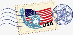 邮票美国素材
