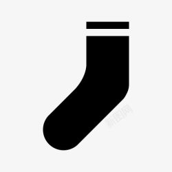 时尚袜子附件时尚袜子运动袜美国时尚配饰图标高清图片
