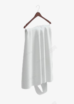 挂着的裙子一条挂着的白色裙子高清图片