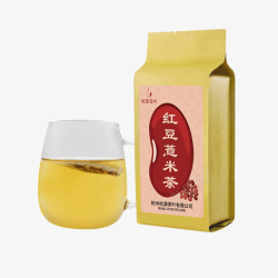 薏米加工红豆薏米茶广告高清图片