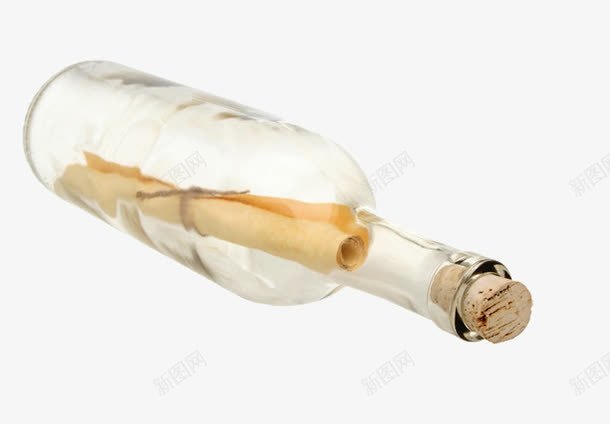透明的瓶子片png免抠素材_新图网 https://ixintu.com 创意瓶子图片 木塞图片 漂流瓶图片 瓶子中的纸 瓶子素材