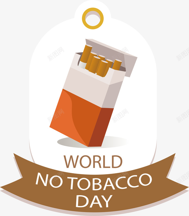 特色卡通烟草吊牌矢量图ai免抠素材_新图网 https://ixintu.com nosmoking 不准吸烟 创意 卡通 吊牌 烟灰缸 烟盒 烟草 烟雾 矢量图 禁止吸烟 英文 香烟 黄色