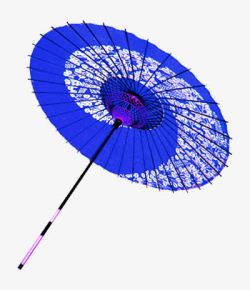 蓝色油纸伞蓝色油纸伞高清图片
