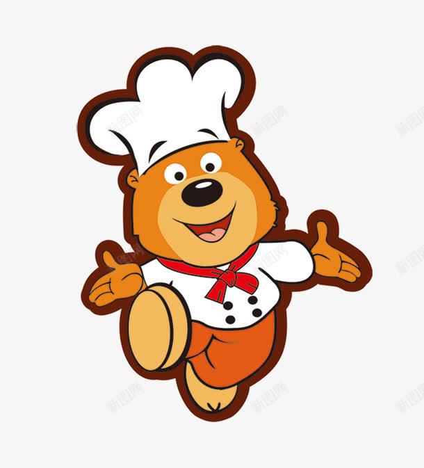 小熊厨师png免抠素材_新图网 https://ixintu.com 卡通 厨师 抓气球的熊 熊 餐饮