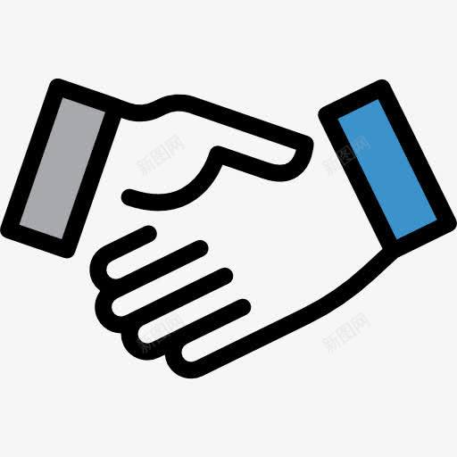 握手图标png_新图网 https://ixintu.com 业务 互利 协议 合作 手势 手和手势 握手 握手言和