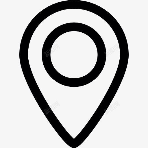 定位点图标png_新图网 https://ixintu.com GPS 位置 地图和国旗 马克