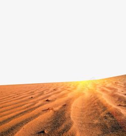 金色景观夕阳下的沙漠高清图片