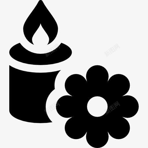 CandleFlower图标png_新图网 https://ixintu.com SPA 和谐 接口 放松 气息 鲜花