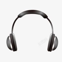 创意耳机孔手绘音乐耳机矢量图高清图片