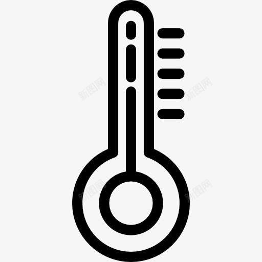 温度计图标png_新图网 https://ixintu.com 保健和医疗 华氏 器皿 工具 度 摄氏 水银 温度 温度计
