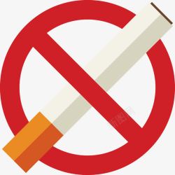 拒绝香烟禁止吸烟图标高清图片