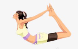 运动拉伸压腿拉伸做柔软运动的女人高清图片