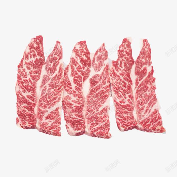 雪花牛肉png免抠素材_新图网 https://ixintu.com 产品实物 原切牛肉 牛排 牛眼肉 牛腱肉 生肉 生鲜 肉片