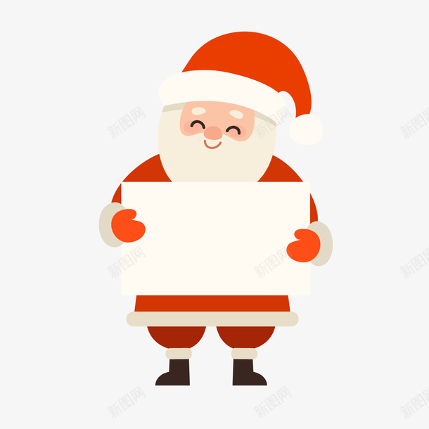 一个拿着白纸的圣诞老人png免抠素材_新图网 https://ixintu.com 卡通 圣诞树 圣诞老人 圣诞节 礼物 雪橇车 驯鹿