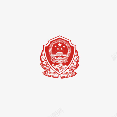 警徽总工会会标logo矢量图图标图标