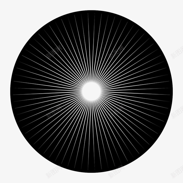 黑色圆形的图标png_新图网 https://ixintu.com 图标 圆 大 白条 线 车轱辘 轱辘 黑圆 黑球 黑色