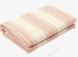 纯棉布料素材米色老粗布床单高清图片