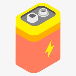 电池PNG图卡通电子元件高清图片
