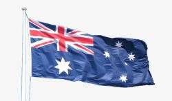 飘舞的澳洲国旗素材