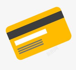 塑料钱黄色信用卡背面塑胶制品卡通高清图片