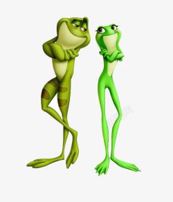 哌哌叫的青蛙两只青蛙呱呱呱比赛唱歌高清图片