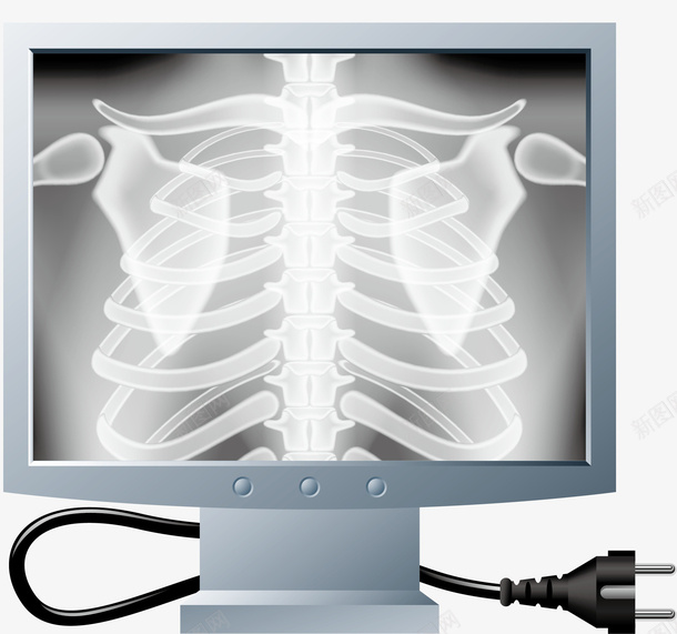 体检的医院电脑肋骨矢量图ai免抠素材_新图网 https://ixintu.com 医院 卡通 屏幕 生物医药 电子 骨质 骨骼 矢量图