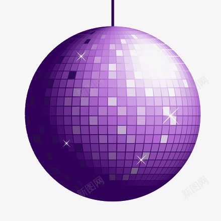 紫色水晶球png免抠素材_新图网 https://ixintu.com ktv水晶球 圆形 球体 紫水晶
