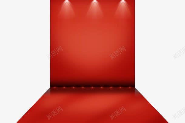 简约红色灯光照射舞台png免抠素材_新图网 https://ixintu.com 灯光 照射 简约 红色 红色舞台 舞台 舞台红布