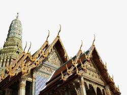 古建筑旅游景区泰国大皇宫景区高清图片