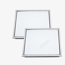 超薄嵌入式产品实物平板灯两个高清图片