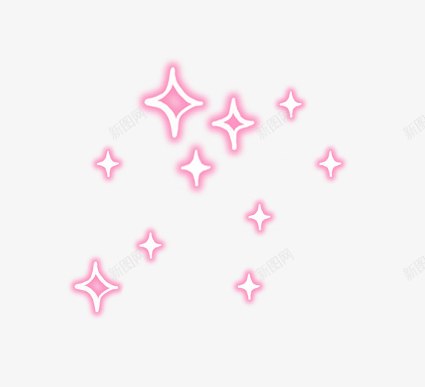 粉色菱形星星png免抠素材_新图网 https://ixintu.com 发光 庆祝 派对星星 粉色 粉色星星 菱形 菱形星星