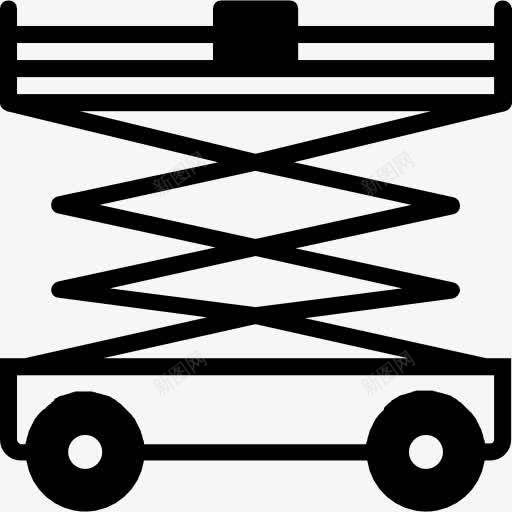 升降图标png_新图网 https://ixintu.com 举重运动员 升降机 拖车 调节高度 货运卡车 运输
