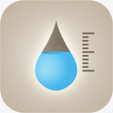 手机湿度计天气logo图标图标