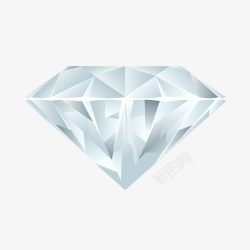 高贵钻石立体钻石星星矢量图高清图片
